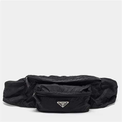 prada double zip belt bag|prada backpack nylon for women.